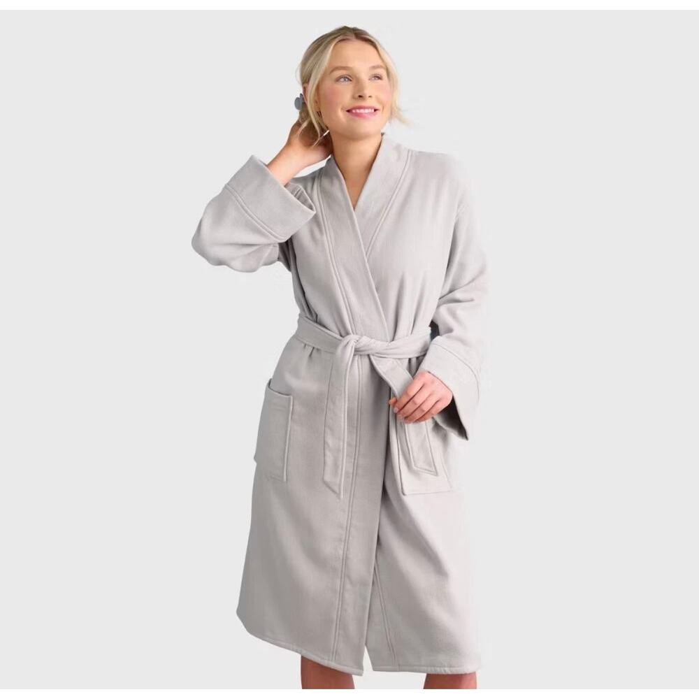 Bath Robe With Kimono Collar - Room Essential S/M